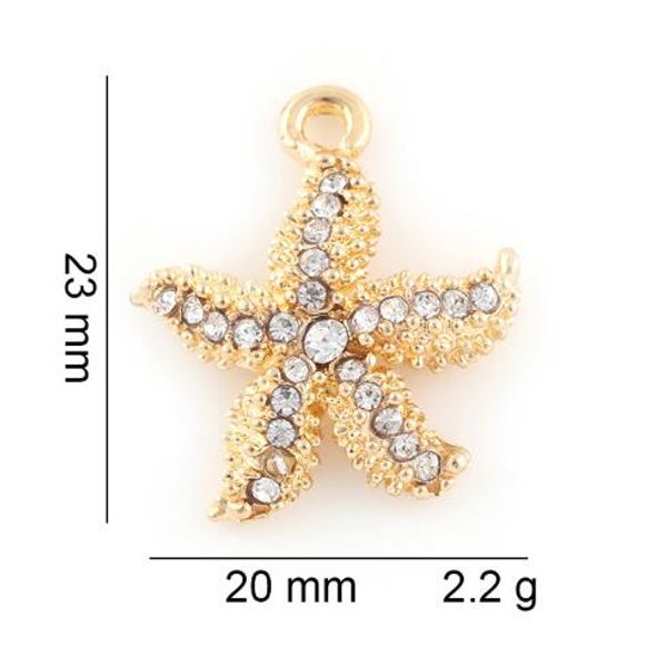 20pcs/lot 23x20mm (gold,silver color) starfish hang pendant charms fit for glass magnetic memory floating locket, Bronze;silver
20pcs/lot 23x20mm (gold,silver color) starfish hang pendant charms fit for glass magnetic memory floating locket, Bronze;silver