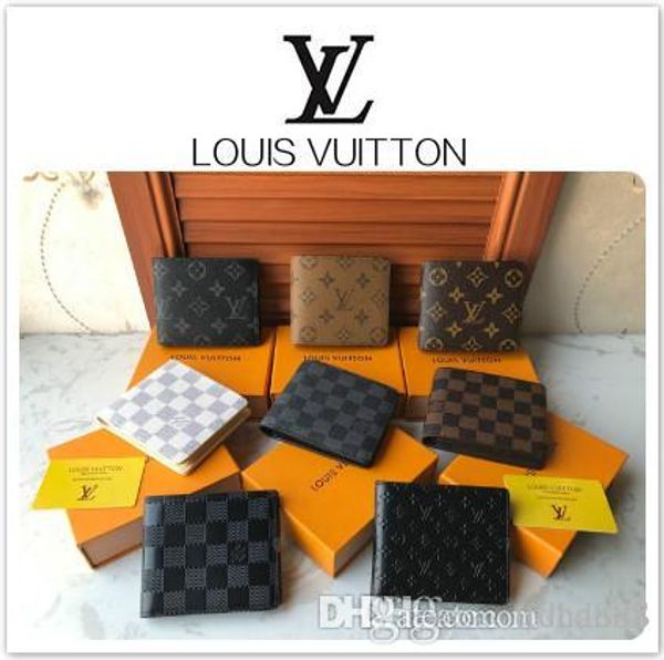 2019 new bag billfold plaid pattern women wallet men pures high-end designers wallet with box, Red;black
2019 new bag billfold plaid pattern women wallet men pures high-end designers wallet with box, Red;black