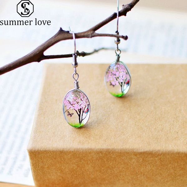 handmade creative fresh style dried flowers earrings romantic style dangle earring 5 colors fashion jewelry gift for women, Silver
handmade creative fresh style dried flowers earrings romantic style dangle earring 5 colors fashion jewelry gift for women, Silver