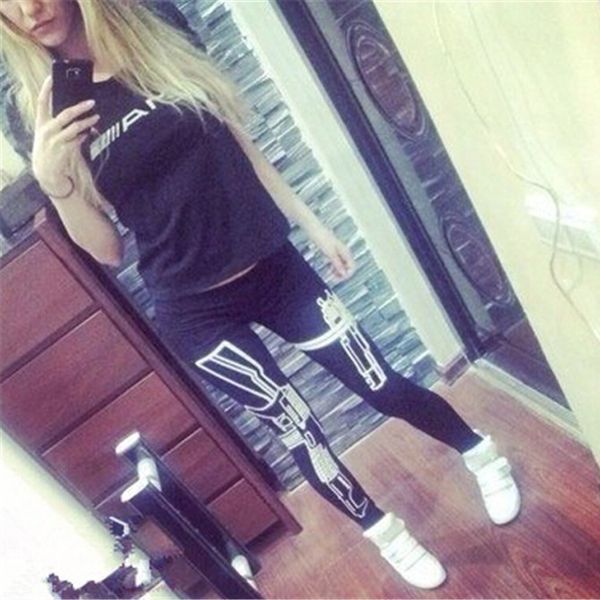women yoga pants sports pants fitness trouses gun pattern elastic soft gym running ing, White;red
women yoga pants sports pants fitness trouses gun pattern elastic soft gym running ing, White;red