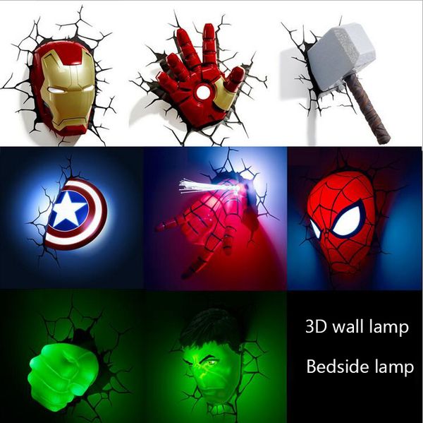 Marvel night light avenger captain america hield led bed ide 3d creative wall light
Marvel night light avenger captain america hield led bed ide 3d creative wall light