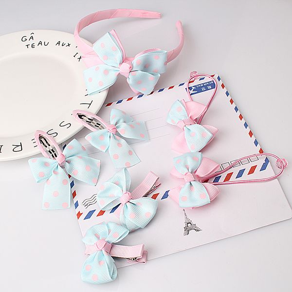 m mism 1set=7pcs headwear set children accessories printing dot bow headband hair clip gum for hair hairband for girls headdress, Slivery;white
m mism 1set=7pcs headwear set children accessories printing dot bow headband hair clip gum for hair hairband for girls headdress, Slivery;white