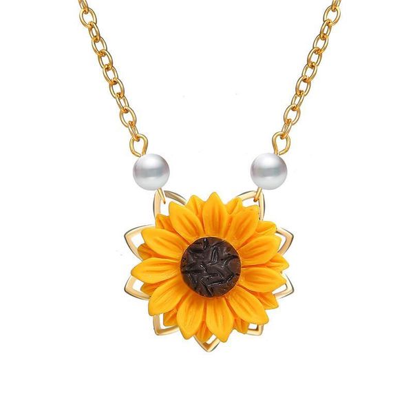 2019 imitation pearl sun flower necklace pendant for women jewelry accessories sunflower choker necklaces wedding jewelry, Golden;silver
2019 imitation pearl sun flower necklace pendant for women jewelry accessories sunflower choker necklaces wedding jewelry, Golden;silver