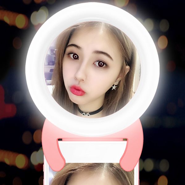 portable mirror rechargeable selfie led camera lamp light phone ring clip on makeup mirror #4
portable mirror rechargeable selfie led camera lamp light phone ring clip on makeup mirror #4