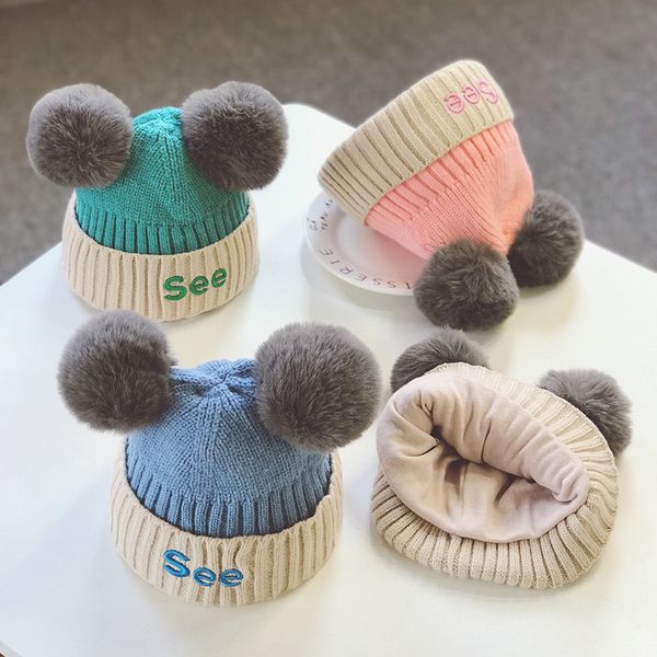 2020 children winter infant newborn kids baby wool knitted hat cap beanie with two double pom pom beanie for 1-3years boys girl, Yellow
2020 children winter infant newborn kids baby wool knitted hat cap beanie with two double pom pom beanie for 1-3years boys girl, Yellow