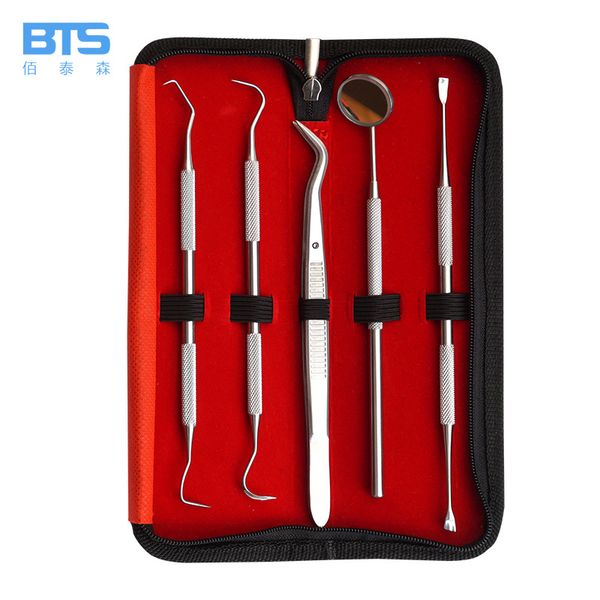 stainless steel dentist tool kit to tartar tool teeth mouth mirror probe oral care 5 pieces
stainless steel dentist tool kit to tartar tool teeth mouth mirror probe oral care 5 pieces