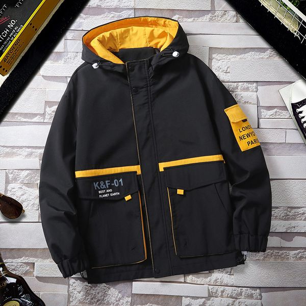 autumn loose coat man 2020 new trend work on clothes leisure time jacket streetwear windbreaker hip hop, Black;brown
autumn loose coat man 2020 new trend work on clothes leisure time jacket streetwear windbreaker hip hop, Black;brown
