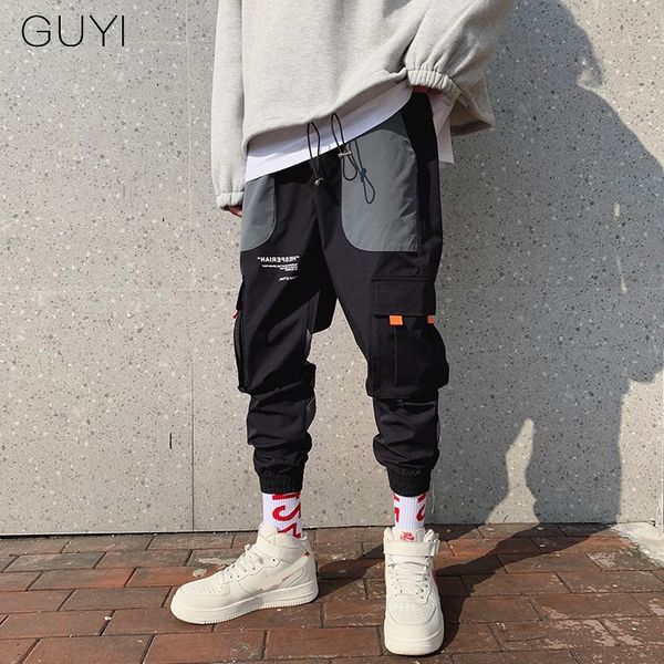 guyi черный лоскутные карманный cargo длинные брюки capris мужские брюки осень мода повседневная корейский стиль сафари уличная комбинезоны, Black
guyi черный лоскутные карманный cargo длинные брюки capris мужские брюки осень мода повседневная корейский стиль сафари уличная комбинезоны, Black