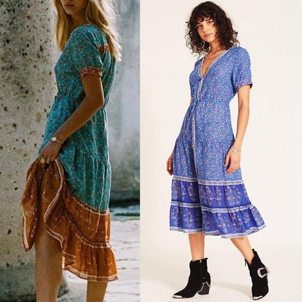 casual dresses fashion women dress bohemian stitching v-neck high waist short-sleeved floral print loose fringed, Black;gray
casual dresses fashion women dress bohemian stitching v-neck high waist short-sleeved floral print loose fringed, Black;gray