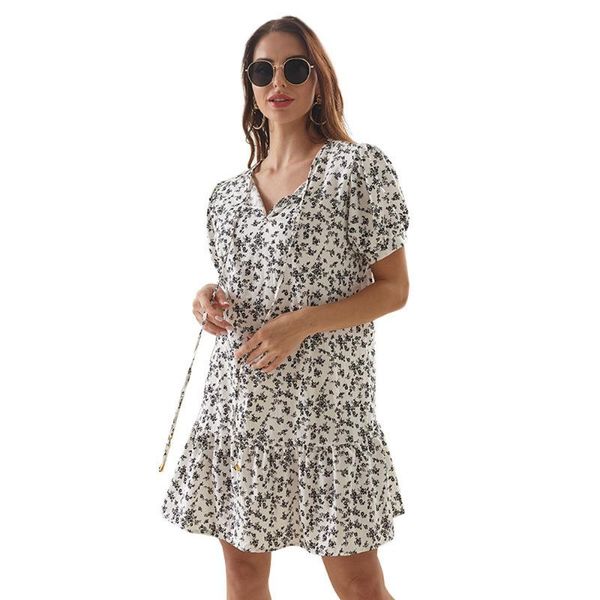 casual dresses printing a word floral trend small fresh chiffon dress vintage french round neck high waist fashion 2021 summer, Black;gray
casual dresses printing a word floral trend small fresh chiffon dress vintage french round neck high waist fashion 2021 summer, Black;gray