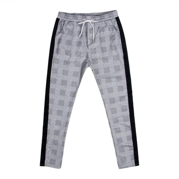 mens gym plaid trousers running sports pants tracksuit bottoms skinny joggers sweat track pants, Black
mens gym plaid trousers running sports pants tracksuit bottoms skinny joggers sweat track pants, Black