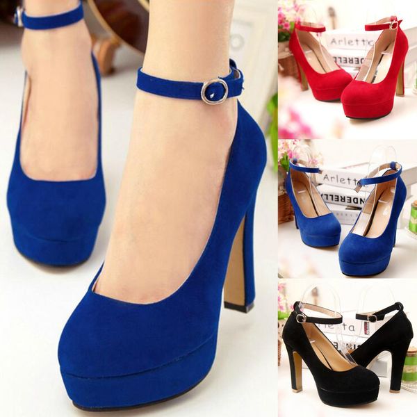 platform super high heels shoes fashion women's work shoes ankle buckle strap wedding party flock pumps small size 35-39, Black
platform super high heels shoes fashion women's work shoes ankle buckle strap wedding party flock pumps small size 35-39, Black