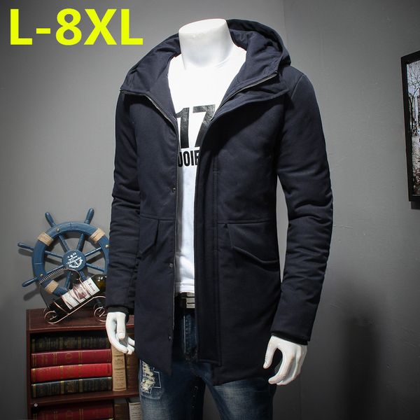 men's down & parkas 2021 plus la taille 8xl 7xl 6xl hommes dhiver mi-long lisse en metal zipper pied de col simple beau hiver veste, Black
men's down & parkas 2021 plus la taille 8xl 7xl 6xl hommes dhiver mi-long lisse en metal zipper pied de col simple beau hiver veste, Black