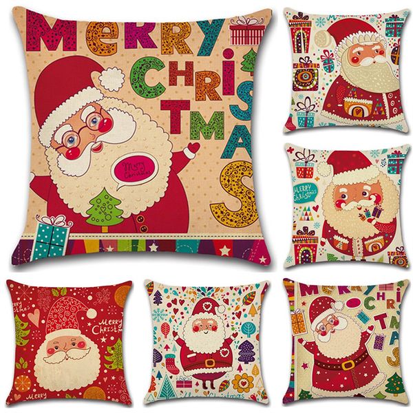 new 45x45cm christmas cushion cover simple soft linen christmas claus tree print pillow cover festival cushions home decor
new 45x45cm christmas cushion cover simple soft linen christmas claus tree print pillow cover festival cushions home decor