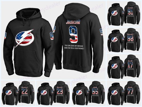 71 anthony cirelli mens tampa bay lightning usa flag black hoodie jerseys 73 adam erne 9 tyler johnson hedman hockey hoodies sweatshirts, Black;red
71 anthony cirelli mens tampa bay lightning usa flag black hoodie jerseys 73 adam erne 9 tyler johnson hedman hockey hoodies sweatshirts, Black;red