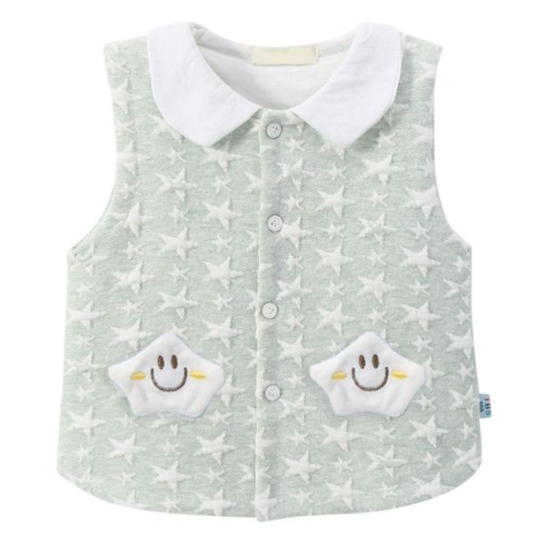 cute 2019 thin baby vest children kids female spring autumn cotton soft comfortable turndown collar outerwear, Blue
cute 2019 thin baby vest children kids female spring autumn cotton soft comfortable turndown collar outerwear, Blue