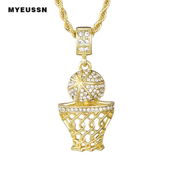 basketball hoop paved shining crystal gold/silver pendant men chain fashion hip hop style titanium steel necklace jewelry, Black
basketball hoop paved shining crystal gold/silver pendant men chain fashion hip hop style titanium steel necklace jewelry, Black