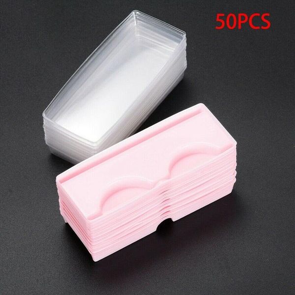 50pcs/set plastic empty false eyelashes box pink white clear eyelash case storage box container makeup tool
50pcs/set plastic empty false eyelashes box pink white clear eyelash case storage box container makeup tool