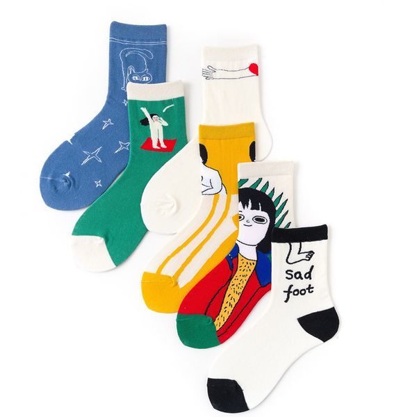 2020 kawaii socks sad foot women harajuku casual cute patteren socks soken ins cartoon for girls cotton sox, Black;white
2020 kawaii socks sad foot women harajuku casual cute patteren socks soken ins cartoon for girls cotton sox, Black;white