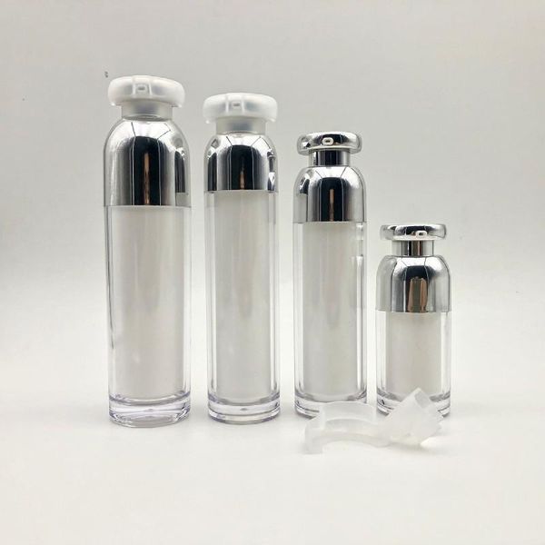 15 30 50 100ml refill empty acrylic airless pump vacuum bottle jars makeup eye cream lotion emulsion toiletries liquid storage containers
15 30 50 100ml refill empty acrylic airless pump vacuum bottle jars makeup eye cream lotion emulsion toiletries liquid storage containers