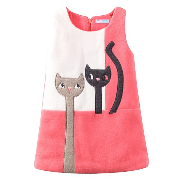 mudkingdom girls dresses winter cute cat pattern sleeveless zipper pink y200317, Red;yellow
mudkingdom girls dresses winter cute cat pattern sleeveless zipper pink y200317, Red;yellow