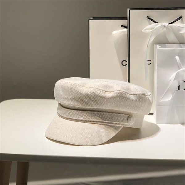autumn beret female thin section cotton and linen japanese and korean version white flat sunscreen red british navy octagonal hat wholes, Yellow
autumn beret female thin section cotton and linen japanese and korean version white flat sunscreen red british navy octagonal hat wholes, Yellow