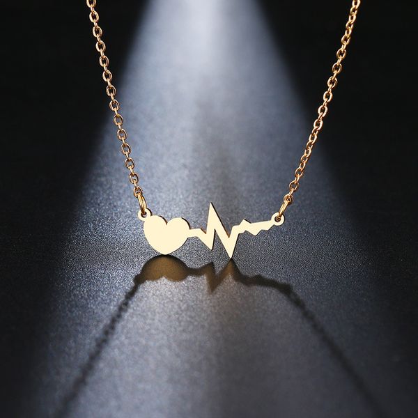 dotifi stainless steel necklace for women gold and silver color love electrocardiogram pendant necklace engagement jewelry
dotifi stainless steel necklace for women gold and silver color love electrocardiogram pendant necklace engagement jewelry