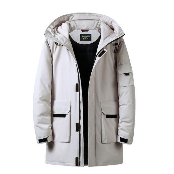 russia winter thickening men hooded white duck down jacket thick warm casual windbreaker cargo down coats outwear -30 degree, Black
russia winter thickening men hooded white duck down jacket thick warm casual windbreaker cargo down coats outwear -30 degree, Black