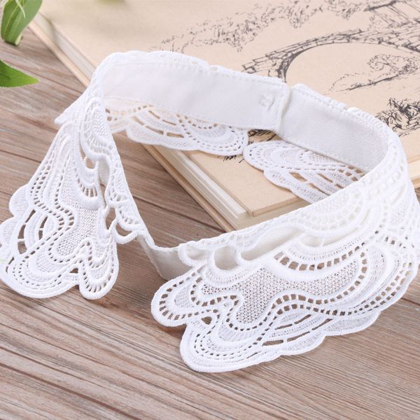 women neckwear pearl bead hollow out lace tassel neckline fake collar embroidery detachable false collar removable blouse, Black;blue
women neckwear pearl bead hollow out lace tassel neckline fake collar embroidery detachable false collar removable blouse, Black;blue
