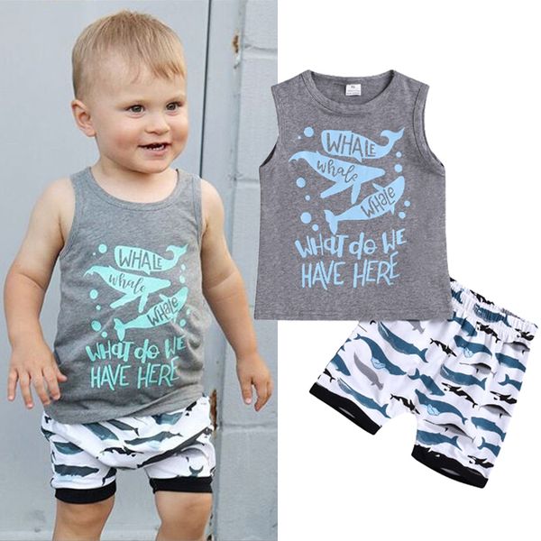 summer kids clothes sets boys sleeveless letter gray cartoon pattern shorts 2 piece set kids designer clothes boys jy521, White
summer kids clothes sets boys sleeveless letter gray cartoon pattern shorts 2 piece set kids designer clothes boys jy521, White