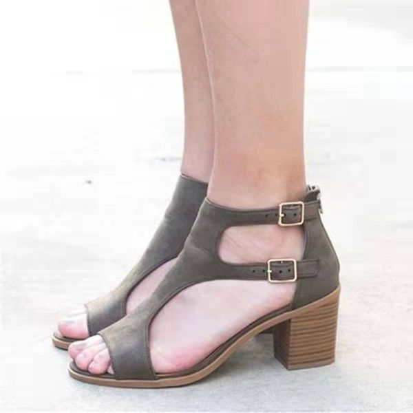 2020 women sandals female fashion solid women high solid buckle strap ladies heels shoes women's summer beach footwear plus size, Black
2020 women sandals female fashion solid women high solid buckle strap ladies heels shoes women's summer beach footwear plus size, Black