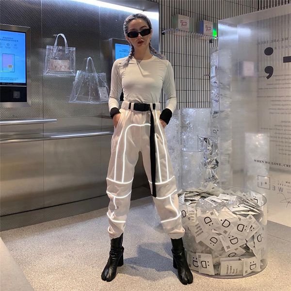 wholesale women's reflective pants explosion models 2019 spring new women's reflective patchwork casual loose cargo pants khaki gr, Black;white
wholesale women's reflective pants explosion models 2019 spring new women's reflective patchwork casual loose cargo pants khaki gr, Black;white