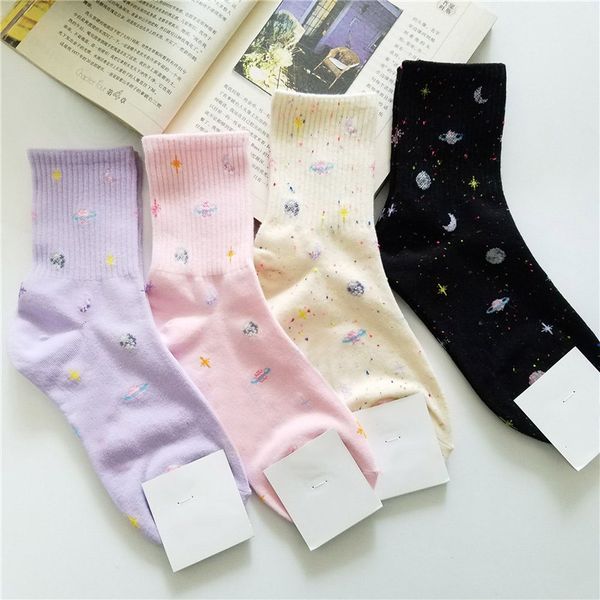 aprilgrass brand harajuku planet point yarn funny socks japanese creative moon stars socks women warm cute novelty femme sokken meias, Black;white
aprilgrass brand harajuku planet point yarn funny socks japanese creative moon stars socks women warm cute novelty femme sokken meias, Black;white