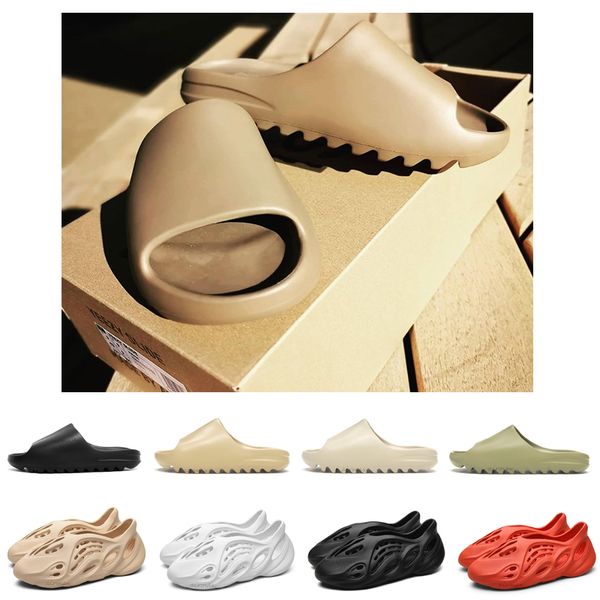 2020 new foam runner bone resin sandals slides foam earth brown kanye west soot core desert sand resin beach mens slipper shoes, Black
2020 new foam runner bone resin sandals slides foam earth brown kanye west soot core desert sand resin beach mens slipper shoes, Black