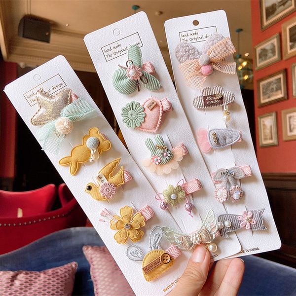 5 pcs/set korean sweet girl princess cute cartoon animal flower bow duckbill clip for children fashion hairpins hair accessories, Slivery;white
5 pcs/set korean sweet girl princess cute cartoon animal flower bow duckbill clip for children fashion hairpins hair accessories, Slivery;white