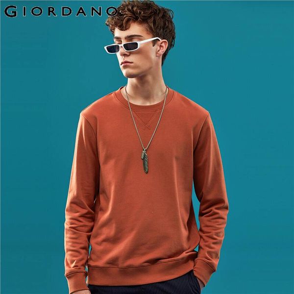 giordano men sweatshirt solid pullover sweatshirt men long sleeve fashion terry mens clothes sudadera hombre moleton masculino, Black
giordano men sweatshirt solid pullover sweatshirt men long sleeve fashion terry mens clothes sudadera hombre moleton masculino, Black