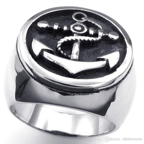 new mens rings classic design rock punk biker 316l stainless steel motorcycle anchor signet ring silver&black men ring jewelry r04, Slivery;golden
new mens rings classic design rock punk biker 316l stainless steel motorcycle anchor signet ring silver&black men ring jewelry r04, Slivery;golden