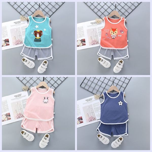 new toddler boy summer clothes vest + shorts set children's sleeveless tracksuits sport clothing for kids boys outfits, White
new toddler boy summer clothes vest + shorts set children's sleeveless tracksuits sport clothing for kids boys outfits, White
