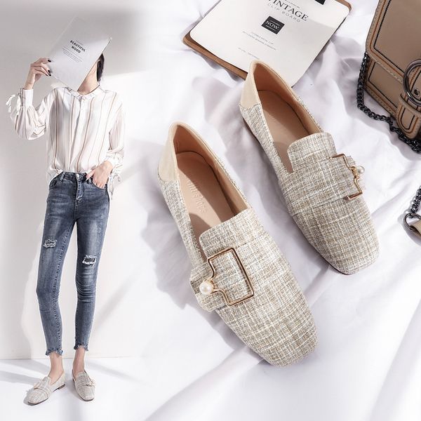 2-wear belt metal buckle pearl flats mixed color square toe slip on casual shoes woman comfy brief concise loafers moccasns 2020, Black
2-wear belt metal buckle pearl flats mixed color square toe slip on casual shoes woman comfy brief concise loafers moccasns 2020, Black