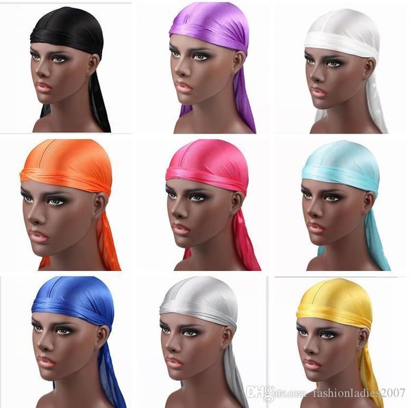 new fashion men's satin durags bandana turban wigs men silky durag headwear headband pirate hat hair accessories, Blue;gray
new fashion men's satin durags bandana turban wigs men silky durag headwear headband pirate hat hair accessories, Blue;gray