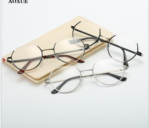 new half-frame hanging silk flat mirror frame glasses frame for men and women, White;black
new half-frame hanging silk flat mirror frame glasses frame for men and women, White;black