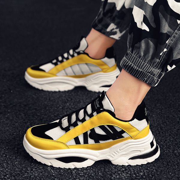 stylish running shoes men yellow sneakers black walking footwear breathable mesh sneakers men shoes
stylish running shoes men yellow sneakers black walking footwear breathable mesh sneakers men shoes
