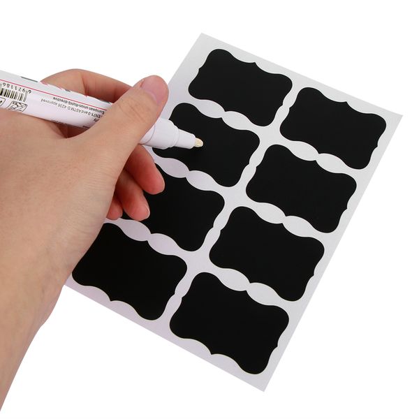 48 pcs / set diy jars bottle chalkboard blackboard sticker labels waterproof organizer house kitchen decoration with marker pen
48 pcs / set diy jars bottle chalkboard blackboard sticker labels waterproof organizer house kitchen decoration with marker pen