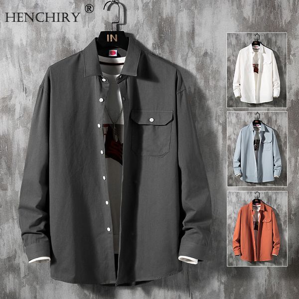 henchiry youth fashion plus size shirts -5xl trend japanese pure cotton wild long sleeve casual shirts ten colors men's, White;black
henchiry youth fashion plus size shirts -5xl trend japanese pure cotton wild long sleeve casual shirts ten colors men's, White;black