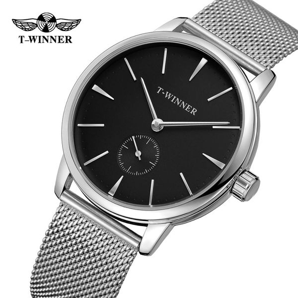 winner men's classic simple mechanical hand-wind analog alloy case wholesale watch with fashion wristwatch, Slivery;brown
winner men's classic simple mechanical hand-wind analog alloy case wholesale watch with fashion wristwatch, Slivery;brown