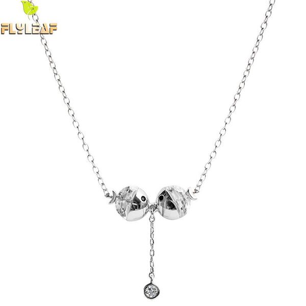 flyleaf 100% 925 sterling silver kiss fish cubic zirconia necklaces & pendants for women fashion party jewelry
flyleaf 100% 925 sterling silver kiss fish cubic zirconia necklaces & pendants for women fashion party jewelry