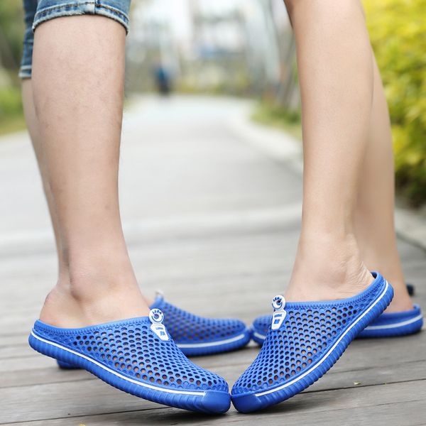 spring and summer hollow out cool porous shoes men mesh shoes breathable couples beach bird's nest ban tuo xie large size, Black
spring and summer hollow out cool porous shoes men mesh shoes breathable couples beach bird's nest ban tuo xie large size, Black