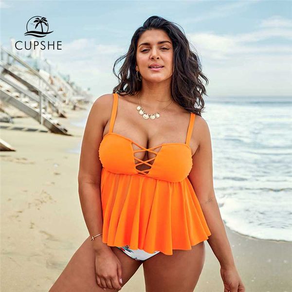 cupshe plus size yellow ruffled tankini bikini sets with printed bottom woman two pieces swimsuits 2020 bathing suit swimwear
cupshe plus size yellow ruffled tankini bikini sets with printed bottom woman two pieces swimsuits 2020 bathing suit swimwear