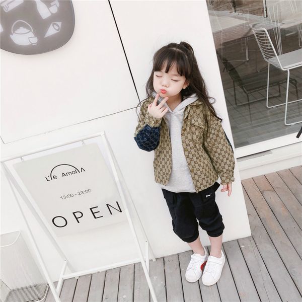 children designer jacekts fashion brand letters priend coat girls boys fashion splice denim jacket kids luxury jackets 2020, Blue;gray
children designer jacekts fashion brand letters priend coat girls boys fashion splice denim jacket kids luxury jackets 2020, Blue;gray
