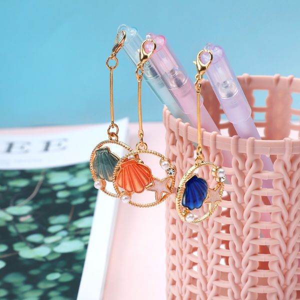 jianwu 1pc 0.5mm kawaii cat fish shell pendant neutral gel pen for student girls gift writing office supplies stationery kawaii
jianwu 1pc 0.5mm kawaii cat fish shell pendant neutral gel pen for student girls gift writing office supplies stationery kawaii
